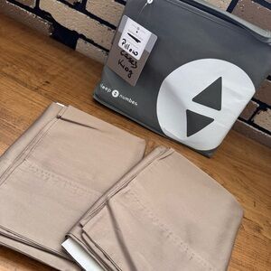 Sleep Number King Pillowcases – Taupe/Stone – Set of 2